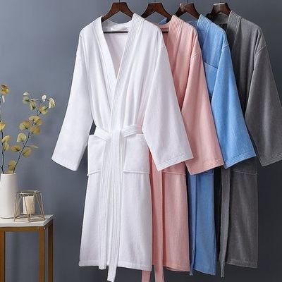 Luxe Unisex SPA Zachte 100% katoen hotel velour Terry badjas