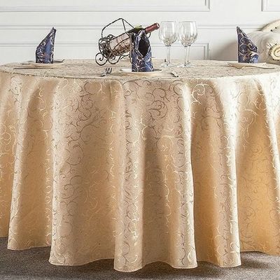 100% polyester Nieuw ontwerp Puur Kleur Tafeldoek